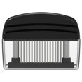 thumbnail image 1 of Ablandador de carne Cuchillas de aguja ultra afiladas de acero inoxidable, negro, 1 of 5