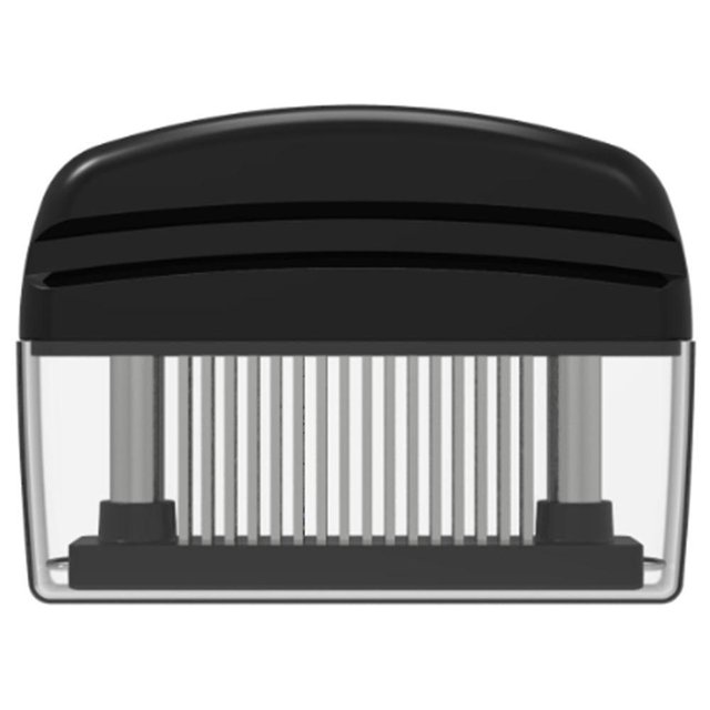 Ablandador de carne Cuchillas de aguja ultra afiladas de acero inoxidable, negro