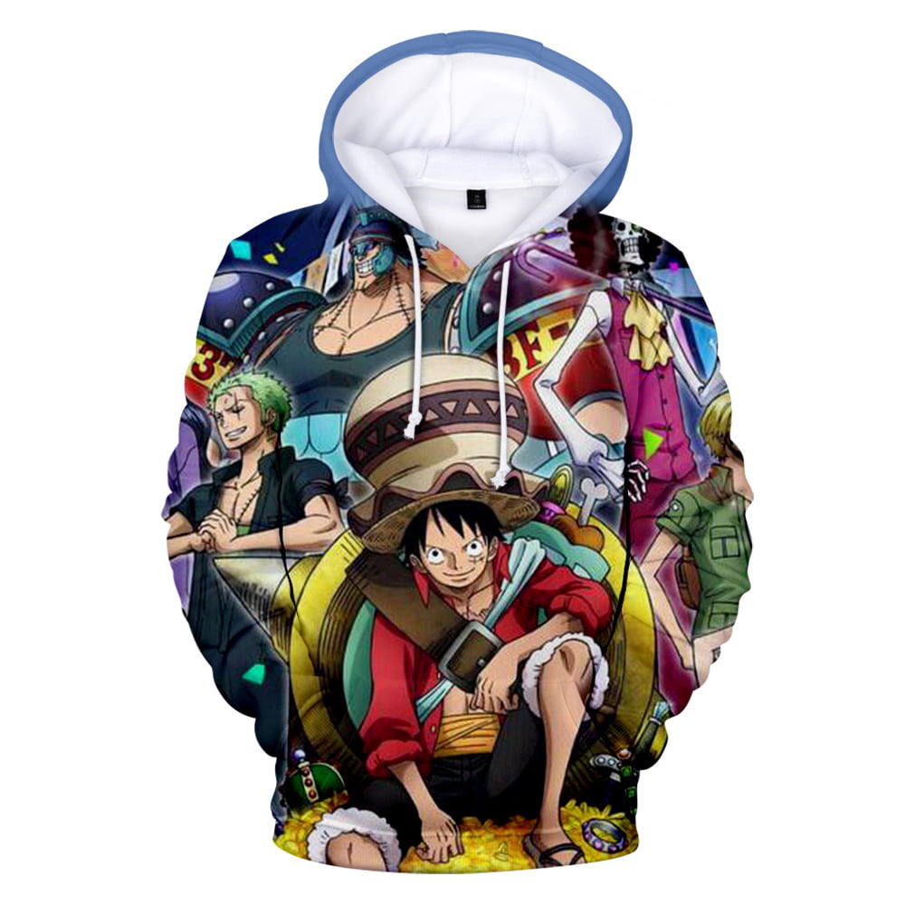 Buy Duess One Piece Hoodie Anime Sweatshirt Luffy Cosplay Pullover Long  Sleeve Unisex at Amazonin