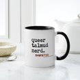 thumbnail image 4 of CafePress - Queer Talmud Nerd Mugs - 11 oz Ceramic Mug - Novelty Coffee Tea Cup, 4 of 4