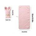 thumbnail image 7 of Stijggn Easter Decorations Decorative Hand Towels Cute Rabbit Hand Towels Soft Coral Fleece Kitchen Towels Gift Set for Gift Sets and Home Bathroom Use, 7 of 7