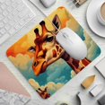 thumbnail image 2 of Deer Square Desk Mat, 8.3x9.8 Inch, Non-Slip Rubber Bottom, Printed, Suitable for Office and Gaming - Gaming Mousepad and Mouse Pad, 2 of 6