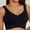 Black, variant on Jelly Bras For Women Ice Gather Sports Bra Running Vest Yoga Large Size Blended Fabric Comfort Support Black S-Xxl