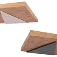 thumbnail image 4 of Soporte de estante triangular de metal flotante, soporte de estante de pared ciego oculto, soporte de decoración de bricolaje para dormitorio, sala de estar, baño, 2 piezas (17 x 13 cm/6,7 x 5,1 pulga, 4 of 5