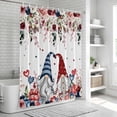 thumbnail image 5 of Pink Valentine's Day Shower Curtain Set - Extra Long 72" x 96" Washable Bathtub Curtain with 12 Hooks, Spring Floral Gifts Eucalyptus Leaves Waterproof Fabric Shower Curtains for Bathroom Décor, 5 of 6