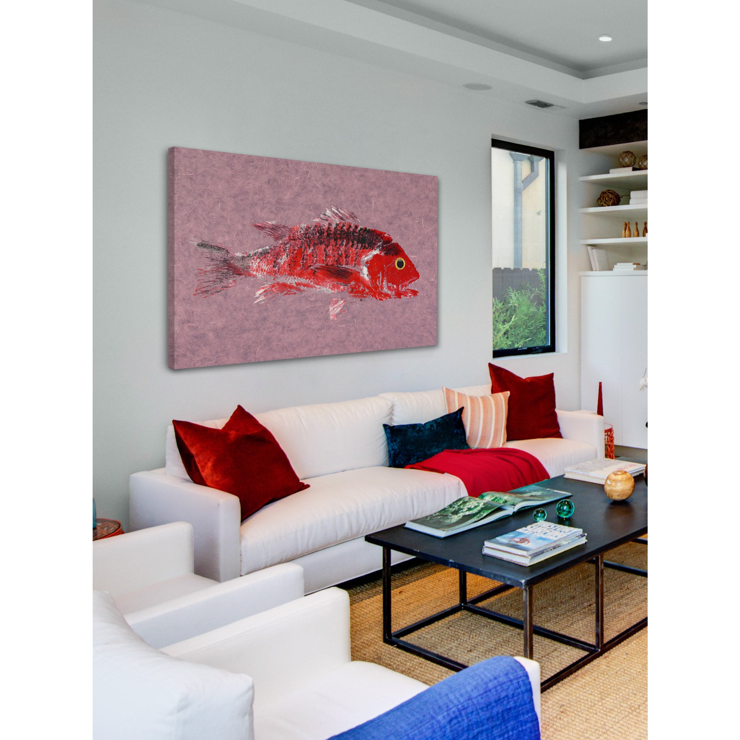 Marmont Hill "Snapper" by Warren Sellers Painting Print on Wrapped Canvas