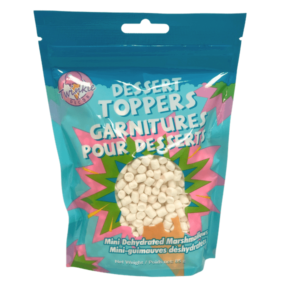 Twinkle Dessert Toppers - Mini Dehydrated Marshmallows, Twinkle Dessert Toppers - Mini Dehydrated Marshmallows 85g