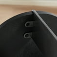 thumbnail image 4 of GZXS 20" Round End Table with Black Metal Legs and MDF Top, Small Side Table for Living Room or Bedroom, Easy Assembly, 4 of 7