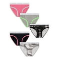 thumbnail image 3 of Justice Girls Oh So Soft Cotton Stretch Logo Elastic 5 Pack Hipster, 3 of 17
