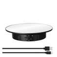 thumbnail image 2 of 3 Speeds Electric Rotating Display Stand Mirror 360 Degree Turntable Jewelry Holder Battery/USB Power For Photography Shooting ,Excellent Structural Design, 2 of 7