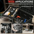 thumbnail image 3 of ‎2pcs Tool Boxes Set - Lockable Organizer Storage Portable Toolbox with Removable Tray for Workshop Garage & Household, Large Capacity, 3 of 5