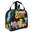 thumbnail image 2 of Sac à Lunch Isotherme Stumble Guys Étanche Glacière Boîte à Lunch pour Hommes Femmes Sac Thermique Réutilisable Sac Repas pour Femmes Hommes Adolescents Enfants, 2 of 5
