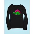 thumbnail image 3 of Dinosaur Smiling Long Sleeve Toddler -Image by Shutterstock,  5 Toddler, 3 of 4