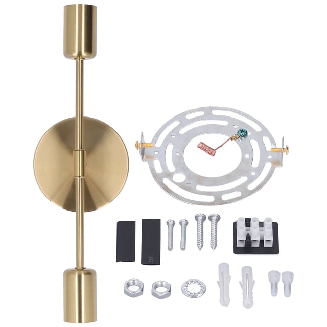 Wall Lamp Base,Double Wall Light Base Double Industrial Wall Light Base Wall Light Bulb Holder High-Intensity Output