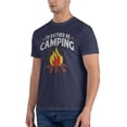 thumbnail image 4 of Camping I'D Rather Be Men'S Basic Short Sleeve T-Shirt Navy Blue Large, 4 of 5