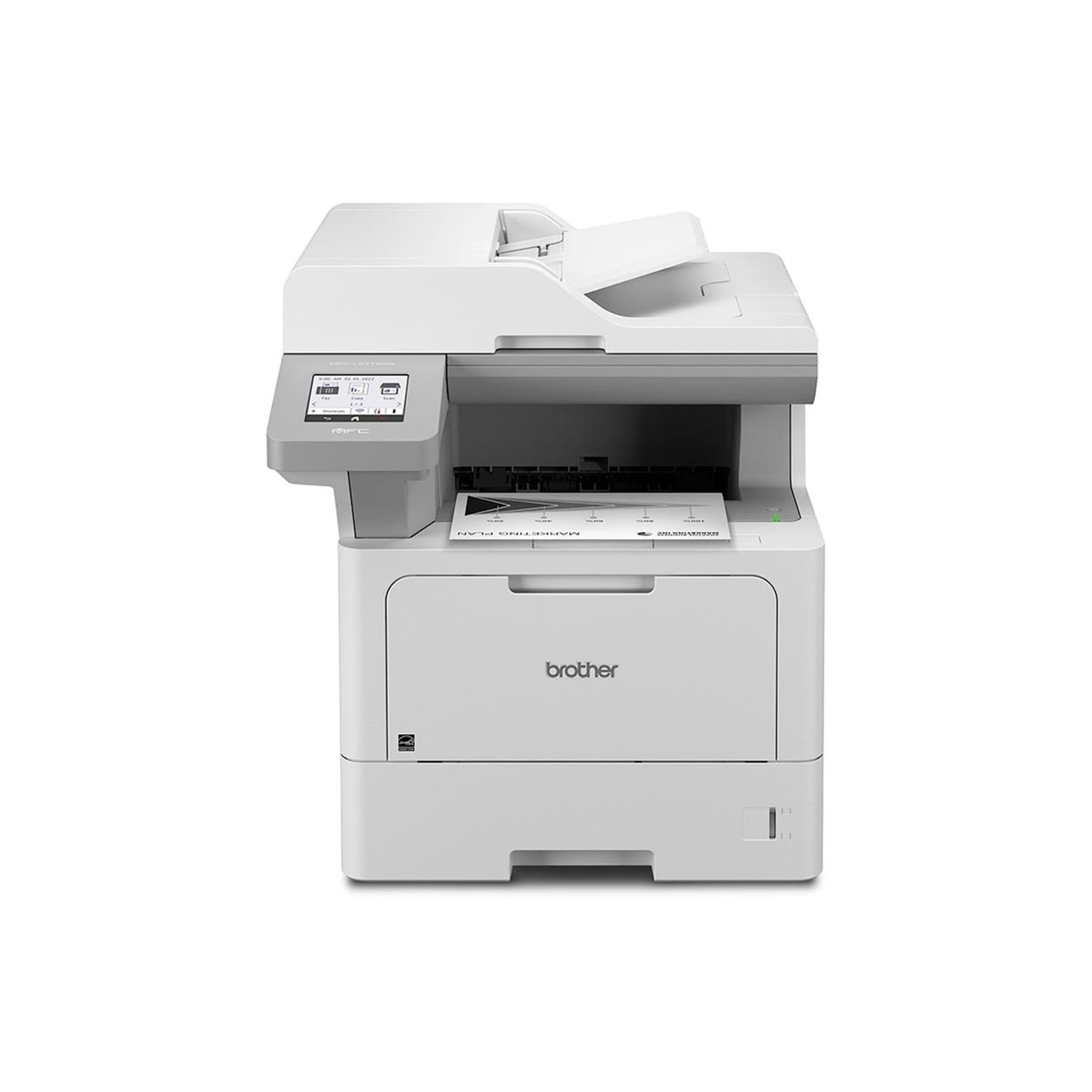 Brother MFC-L5715DW - Multifunction printer - B/W - laser - A4/Legal (media) - up to 48 ppm (printing) - 250 sheets - 33.6 Kbps - USB 2.0, Gigabit LAN, Wi-Fi(n), USB host