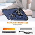 thumbnail image 5 of For iPhone 16 Pro Max Case Rugged, With Grip Ring Holder Rotating Kickstand Easy to Hand Compatile with Car Mount Anti-Scratch Heavy Duty Protective Phone Case for Apple iPhone 16 Pro Max, Darkblue, 5 of 8