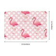 thumbnail image 3 of Disketp Cute Flamingo With Heart Mat For Front Door Outside - Doormat Outdoor Entrance - Welcome Mats Outdoor,Outside Entry And Outdoor Entrance 16''X24'', 3 of 9