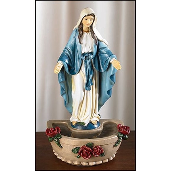 Pila De Agua Bendita De Pie De Nuestra Señora De Gracia