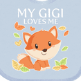 thumbnail image 4 of Inktastic My Gigi Loves Me- little fox Boys or Girls Baby Bib, 4 of 4