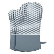 Unique Bargains Heat Resistant Cooking Gloves Flexible Gripping Gray 12.8x7.5inch