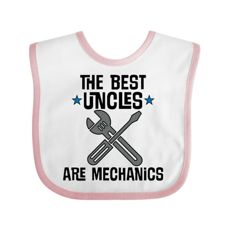 

Inktastic Best Uncles Are Mechanics Gift Baby Boy or Baby Girl Bib