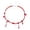 Pink, variant on SeekLGT Blood Necklace Gothic Blood Drop Fringe Necklace Dripping Blood Choker Beaded Tassels Vampire Jewelry Accessories Halloween Costume Statement Piece for Women, 1 pc