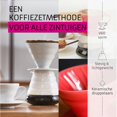 thumbnail image 2 of Hario VDCR-02R V60 02 Coffee Dripper Ceramic Red Coffee Drip for 1-4 Cups, 2 of 7