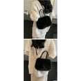 thumbnail image 4 of HMSHA Women Small Faux Fox Fur Tote Bag Mini Furry Top Handle Bag Plush Shoulder Bag Crossbody Bag Handbag, 4 of 7
