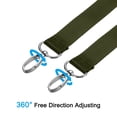thumbnail image 3 of Unique Bargains 59' Shoulder Strap, 0.98' Width Nylon Adjustable Replacement Strap with Metal Swivel Hooks, Green, 3 of 5