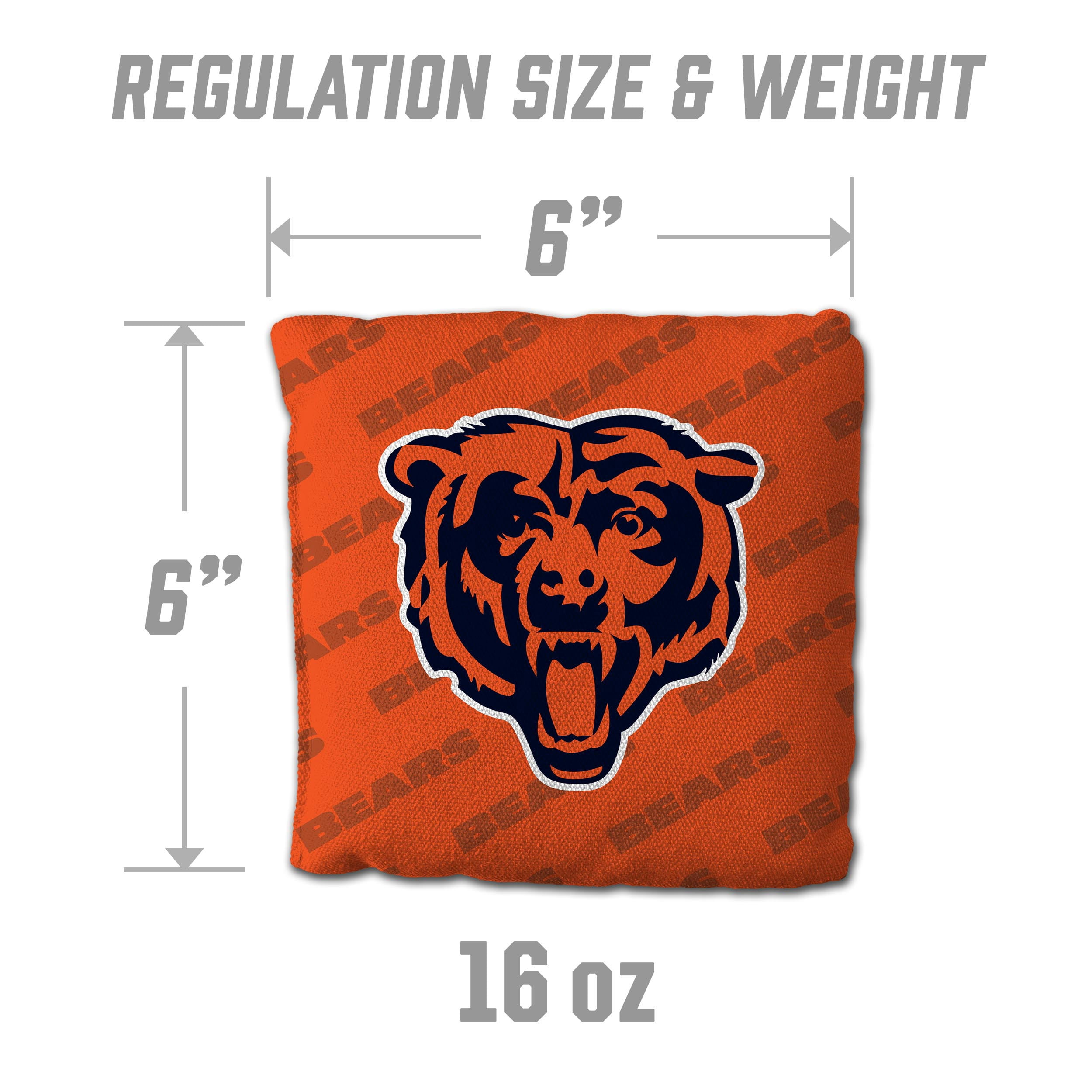 NFL Chicago Bears Cornhole Bags - 4PK - Orange