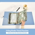 thumbnail image 5 of 2 Pack Flip Folders with Clear PVC Window Binder Pouches 3-Ring Binder Organizer for Office & Home Cute Chickens Illustration, 5 of 6