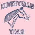 thumbnail image 2 of Junior's Lost Gods Equestrian Team  Graphic Tee Light Pink Medium, 2 of 3