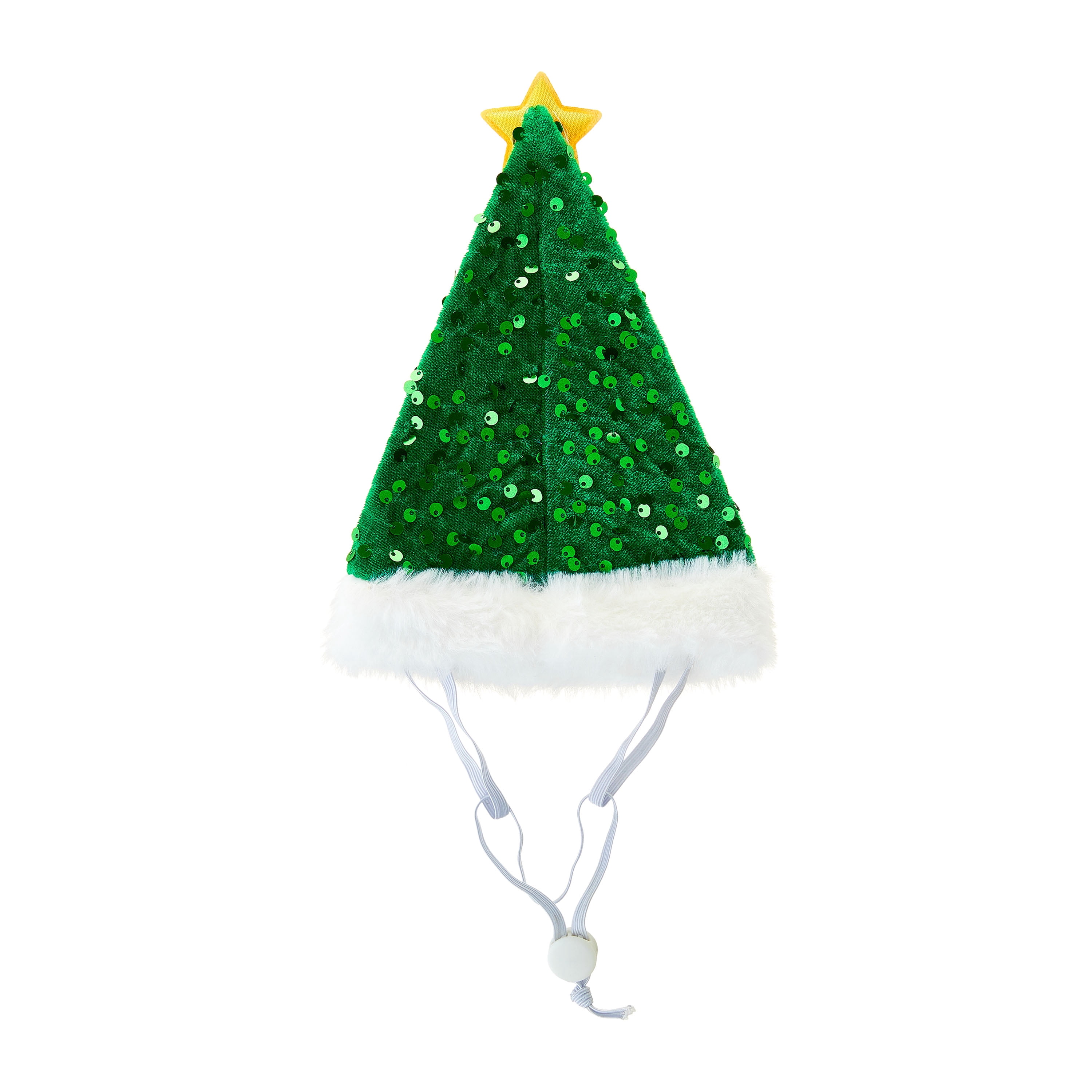 Vibrant Life Holiday Pet Accessory for Cats and Dogs, Christmas Tree Hat, Green, Medium/Large