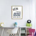 thumbnail image 3 of Stupell Industries Eclectic Dream Big Little Racer Gold Floating Frame Canvas Art, 25 x 31, by Christine Simpson Art, 3 of 7