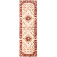 thumbnail image 2 of Safavieh Empire Naira Oriental Wool Runner Rug, Ivory/Red, 2'6" x 10', 2 of 10