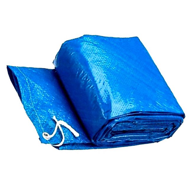 Decodeary Rectangular Swimming Pool Cover Rectangle Ground Pool PVC Waterproof Dust -proof Rain Cloth Outdoor Pool Cover blue Rectangle 260*170cm