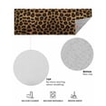 thumbnail image 6 of Fashion Wild Animal Front Door Mat Vintage Brown Leopard Print Welcome Doormat Indoor Outdoor Entrance Floor Mat Non-Slip Washable Runner Rug for Front Porch Decor 24x71 Inch, 6 of 6