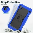 thumbnail image 4 of FJLBDE Case for Lenovo Tab One 8.7 inch/K9 TB305FU 2025, Rugged Shockproof Tablet Cases Cover with Kickstand Shoulder Strap, Blue, 4 of 7