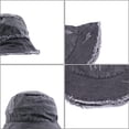 thumbnail image 7 of CoCopeaunt Denim Bucket Hat Frayed Edge Fisherman Hat for Women Men Summer Casual Jean Fisherman Cap Outdoor Beach Sun Hats, 7 of 7