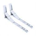 thumbnail image 3 of 4 Sizes Corner Bracket, Shelf Brackets, Milk White For Bookrack Clapboard, 3 of 5