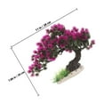 thumbnail image 2 of GOOHOCHY Modelo de árbol artificial para pecera, pecera de plástico, simulación de planta, árbol pequeño, decoración paisajística, 2 of 8