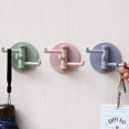 thumbnail image 2 of Meidiya Kitchen Hanger Rotating No Punching Seamless Adhesive 3 Branch Rotatable Storage Hook Household Products, 2 of 6
