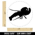 thumbnail image 2 of Lobster Solid Self-Inking Rubber Stamp Ink Stamper - Blue Ink - Medium 1 Inch, 2 of 7