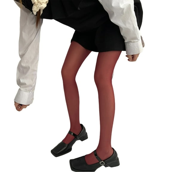 Aellinatey Womens Semi Opaque Colorful Tights Stockings Aesthetic Multi Colored Pantyhose