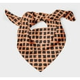 thumbnail image 3 of Bimba Orange Diamond Geometric Printed Pure Silk Scarf For Hair Neck Head Bandanas For Women 40 x 40 Inches, 3 of 6