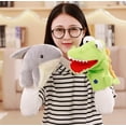 thumbnail image 2 of Hand Puppet Plush Toy,Soft Funny Plush Puppets Stuffed Animal Toy Doll for Kids, Elk, 2 of 5