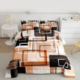 thumbnail image 2 of Castle Fairy Minimalist Sqare 2Pcs Bedding Comforter Set for Women Men,Geometric Rectangle Twin Comforter Sets,Abstract Minimalist Breathable Bedding Set,Breathable Home Decor, 2 of 8