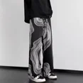 thumbnail image 3 of Pantalones holgados informales para hombre, pantalones holgados para hombre, anchos, rectos, de talla grande, ropa de bajo precio, estilo vintage, Xxxl, ropa de calle larga y barata, 3 of 5