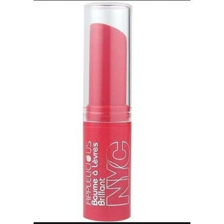 NYC New York Color Applelicious Glossy Lip Balm, 350 Blushing Golden, 0.12 Fl. Oz.